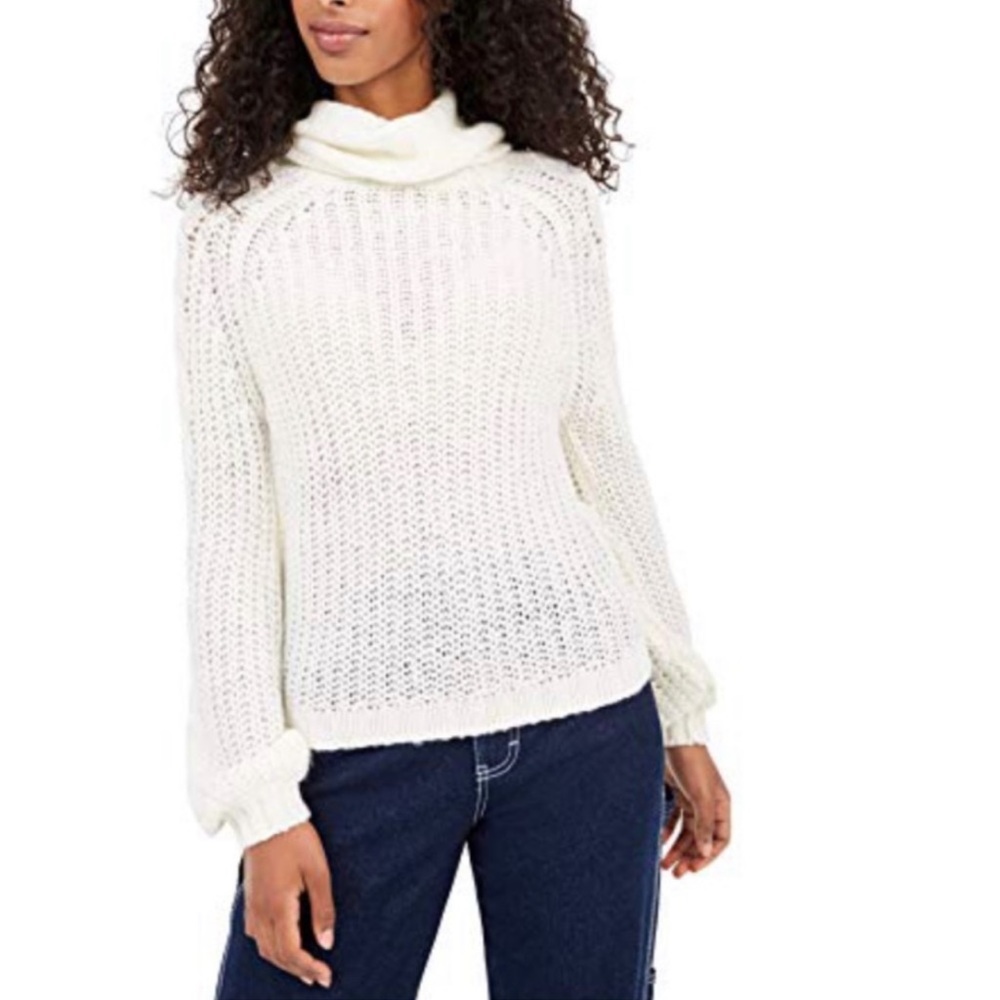 Planet Gold women beige knitted printed t shirt sweater new